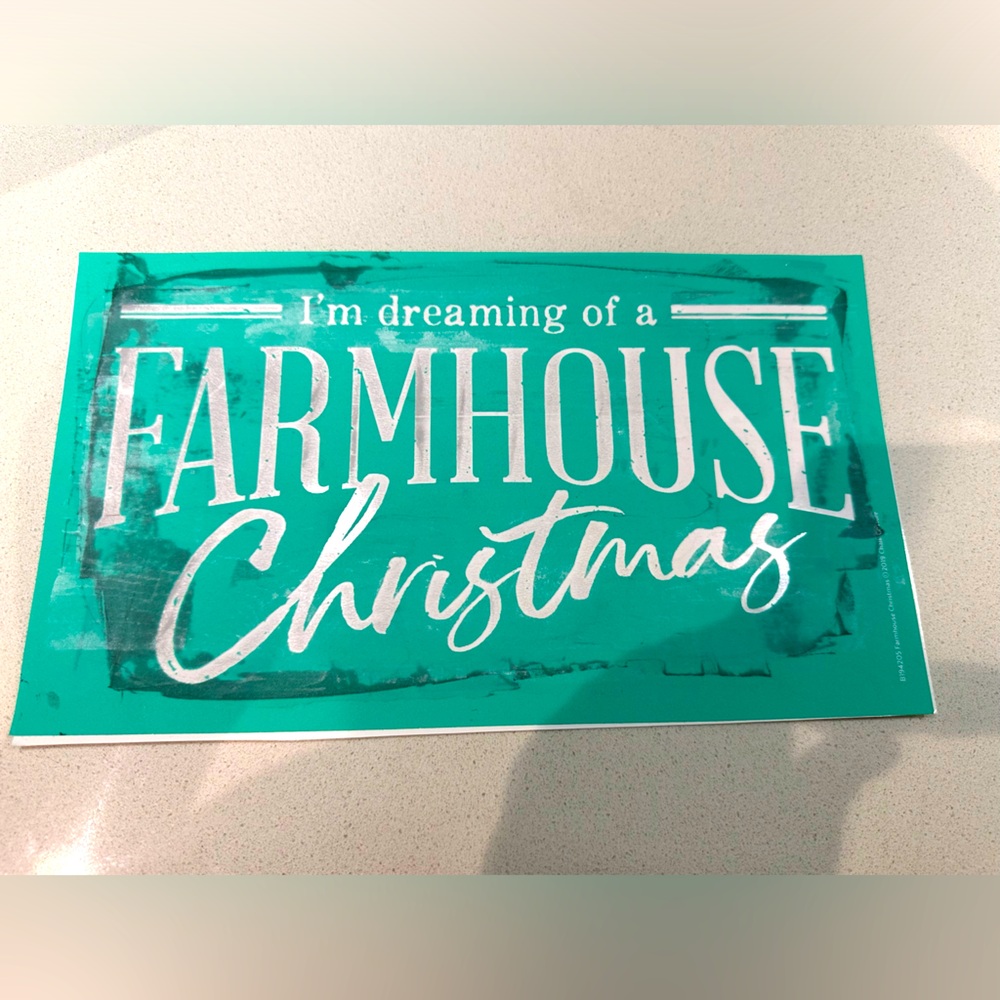 Chalk couture 2019 I’m dreaming of a farmhouse Christmas stencil silk screen